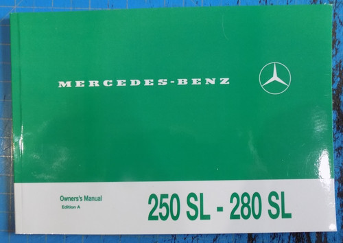 280sl manual 250sl mercedes - 280sl,